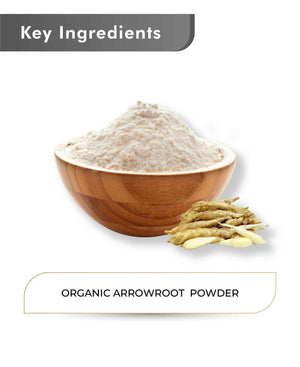 Just Jaivik Organic Arrowroot Powder 100gm - Gluten - Free - Health N Wellness Shop