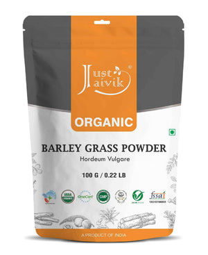 Just Jaivik Organic Barley Grass Powder 100g - Immunity & Detox - Health N Wellness Shop