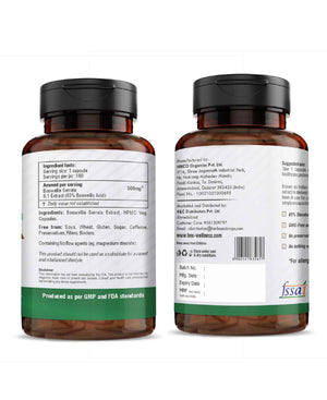 Boswellia Serrata Capsules 500mg - High Strength Joint Support with 65% Boswellic Acid | Natural Anti - Inflammatory Supplement - Health N Wellness Shop