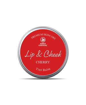 Korus Essential Cherry Lip & Cheek Tint Balm 8gm - Natural Rosy Glow - Health N Wellness Shop