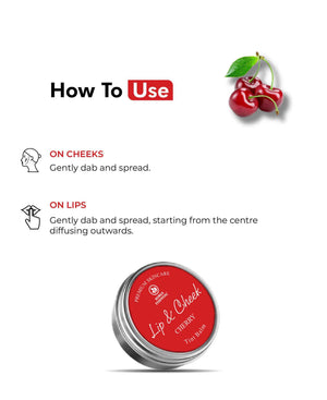 Korus Essential Cherry Lip & Cheek Tint Balm 8gm - Natural Rosy Glow - Health N Wellness Shop