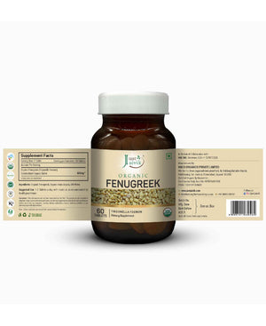 Just Jaivik Organic Fenugreek Tablets: Natural Supplement for Digestion, Metabolism, and Wellness - Health N Wellness Shop