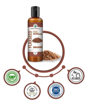 Korus Essential Cold - Pressed Flaxseed Oil – Pure Omega - 3 Supplement for Skin, Hair & Heart Health - Health N Wellness Shop
