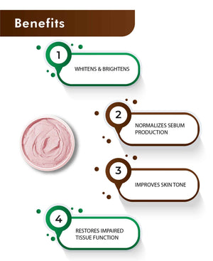 H&C Natural French Pink Clay Powder 100gm - Gentle Glow & Balance - Health N Wellness Shop