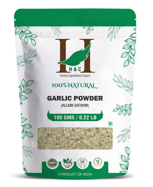 H&C Natural Garlic Powder 100gm - Digestive & Immunity Support - Health N Wellness Shop