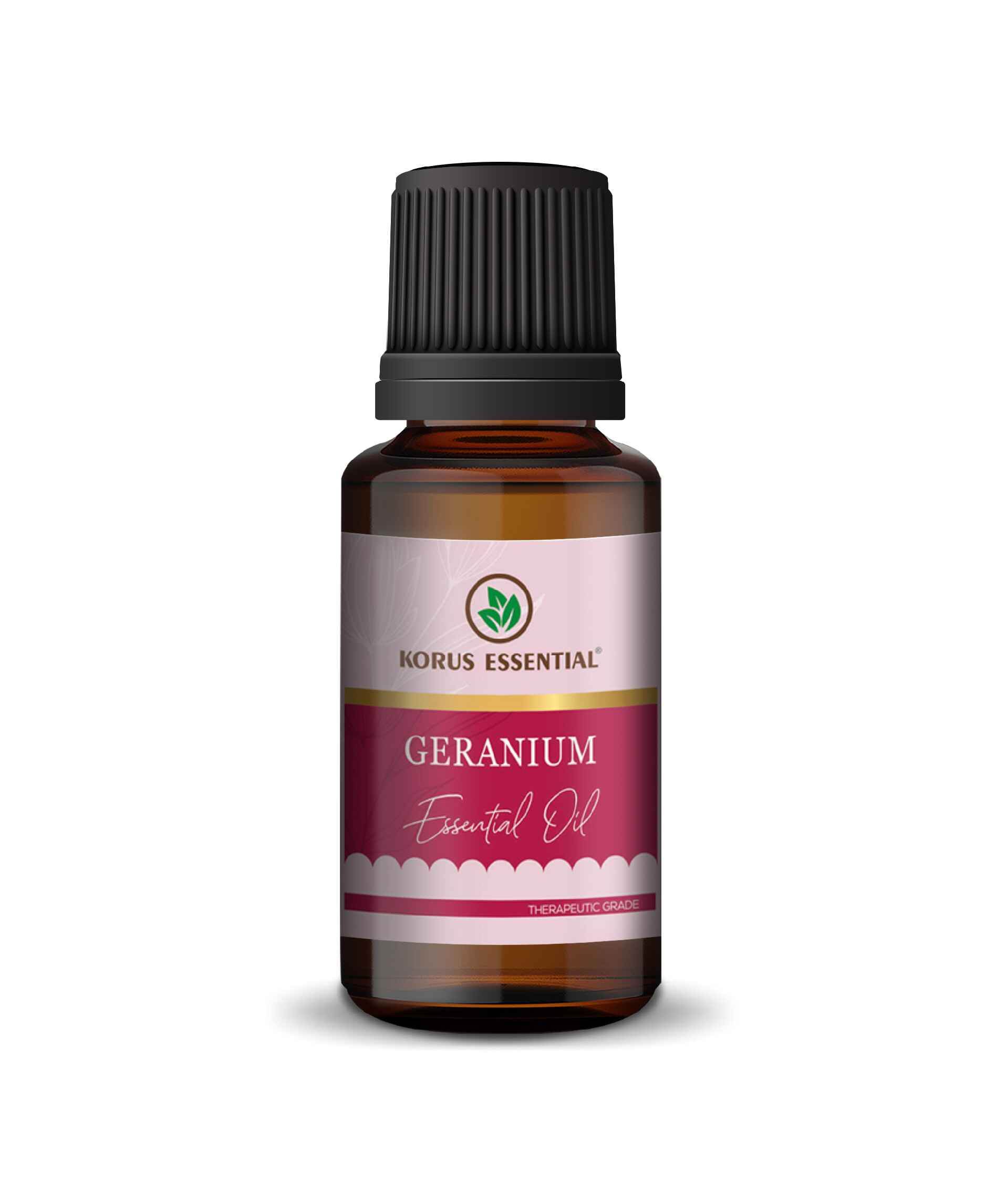 Korus Essential Geranium Oil - 15ml - Health N Wellness Shop