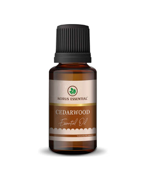 Korus Essential Cedarwood Oil – Therapeutic Grade Aromatherapy Oil for Relaxation, Skin Care & Stress Relief - Health N Wellness Shop