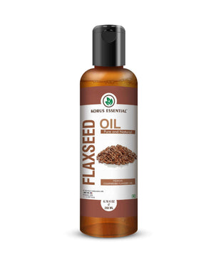 Korus Essential Cold - Pressed Flaxseed Oil – Pure Omega - 3 Supplement for Skin, Hair & Heart Health - Health N Wellness Shop