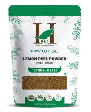 H&C Natural Lemon Peel Powder 100gm - Skin & Hair - Health N Wellness Shop