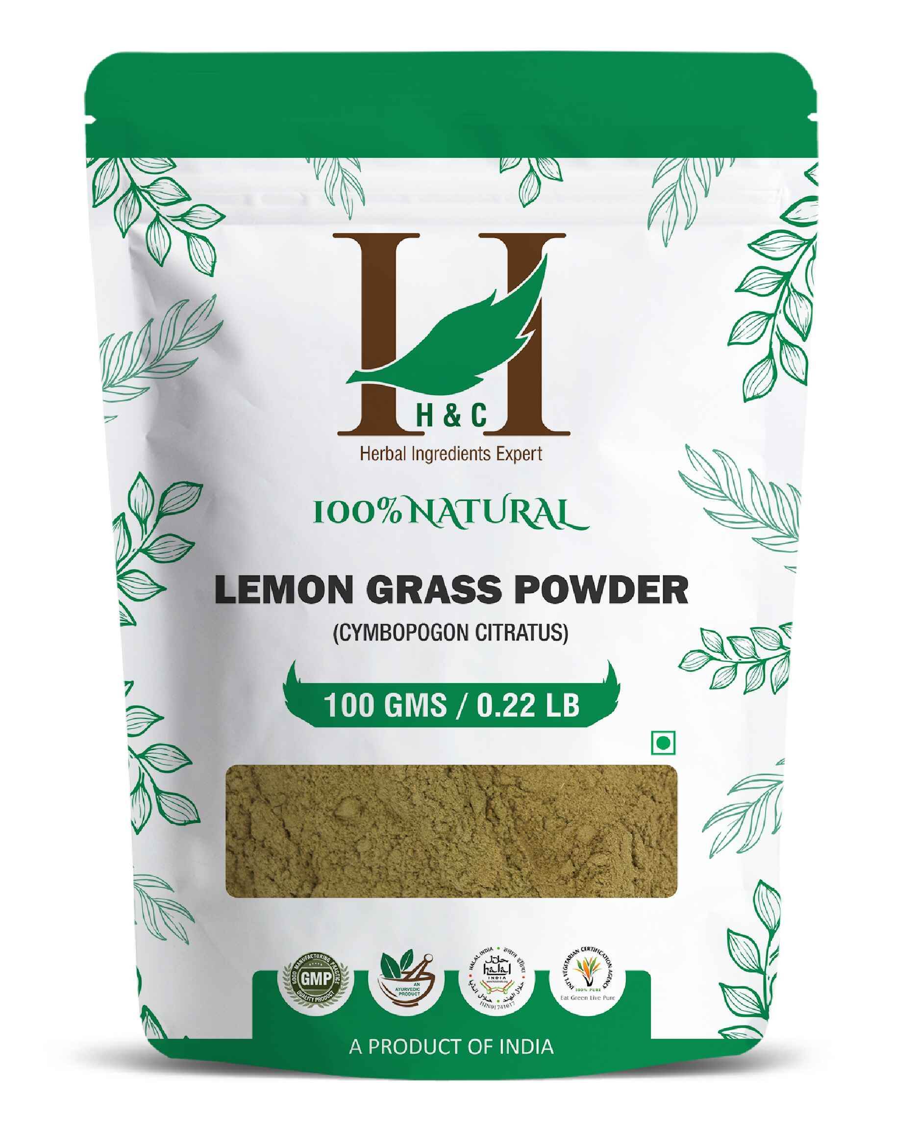 H&C Natural Lemongrass Powder 100gm - Herbal Tea & Wellness - Health N Wellness Shop