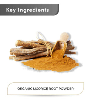 Just Jaivik Organic Licorice Root Powder 100gm - Mulethi for Skin & Digestion - Health N Wellness Shop