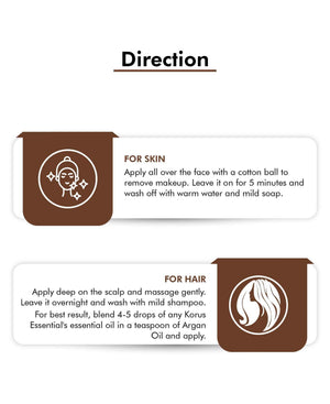 Korus Essential Cold - Pressed Argan Oil 200ml - Health N Wellness Shop
