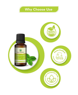 Korus Essential Spearmint Oil – 100% Pure Therapeutic Grade Natural Mint Oil for Aromatherapy, Skin, and Digestive Wellness - Health N Wellness Shop
