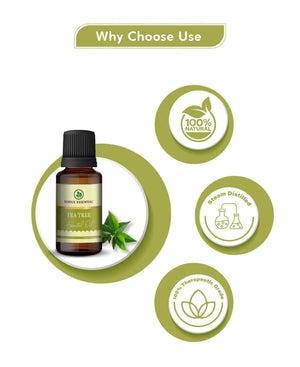 Korus Essential Tea Tree Essential Oil - Pure Therapeutic Grade for Skin, Hair & Aromatherapy Benefits - Health N Wellness Shop