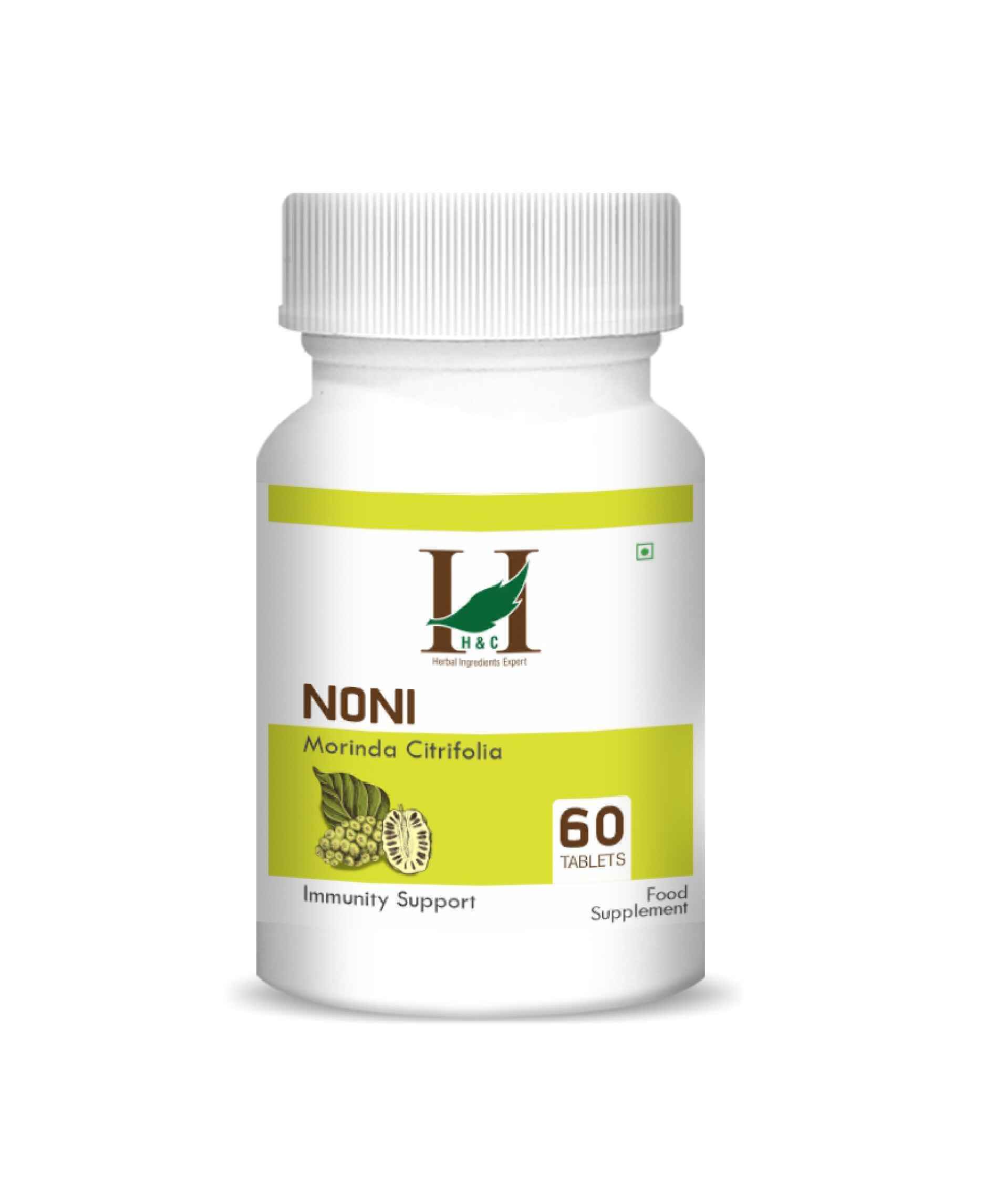 H&C Natural Noni Tablet 350mg - Immunity & Antioxidant Support - Health N Wellness Shop