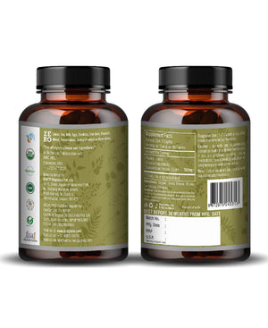 Just Jaivik Organic Senna Caplets - Natural, Gentle Laxative for Digestive Health and Constipation Relief - Health N Wellness Shop