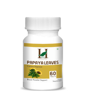 H&C Natural Papaya Leaves Tablet 350mg - Platelet Count & Immunity Support - Health N Wellness Shop
