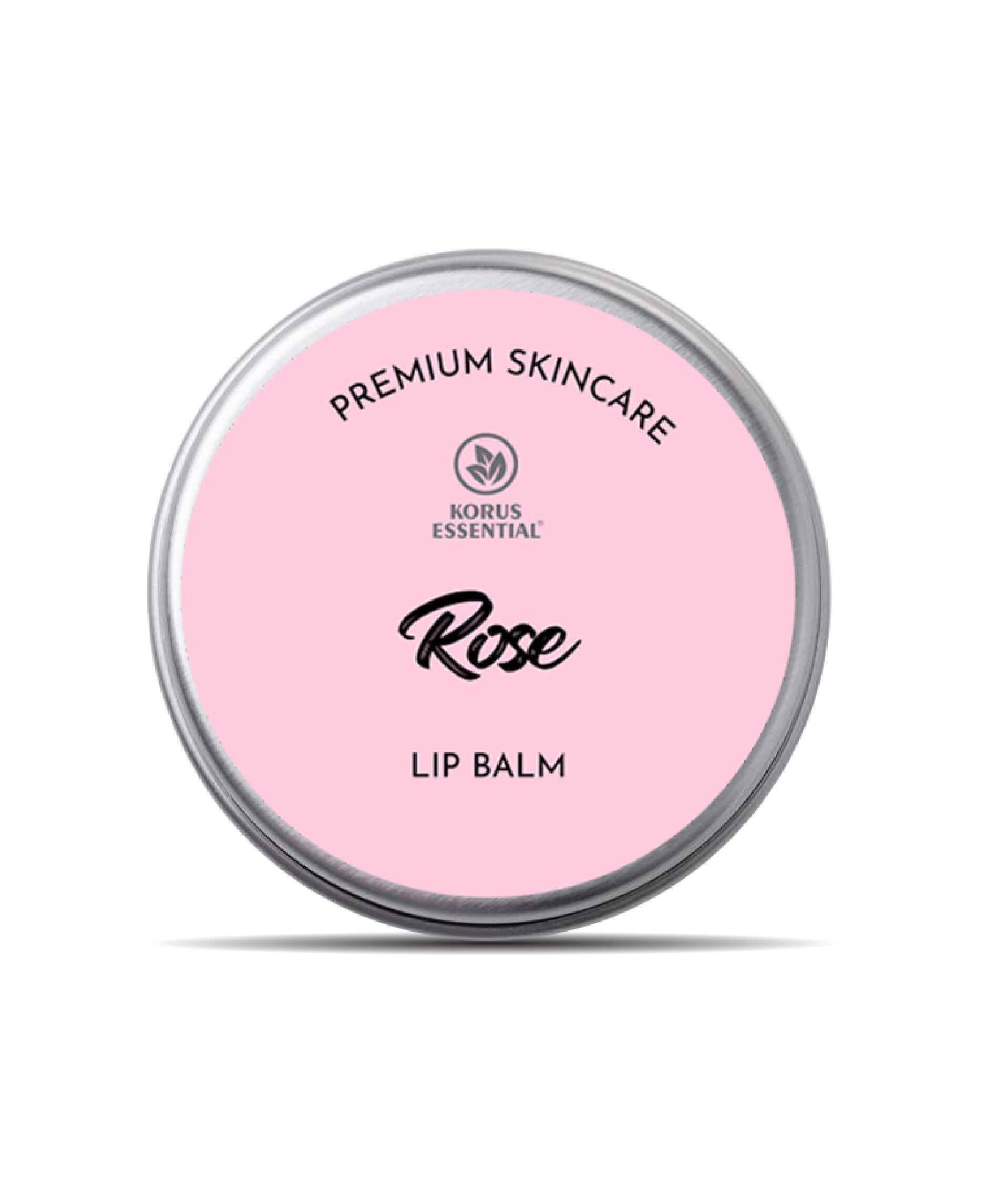 Korus Essential Rose Lip Balm with Shea Butter 8gm - Health N Wellness Shop