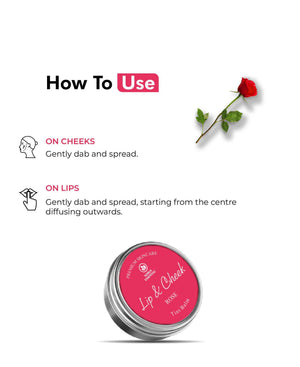 Korus Rose Lip & Cheek Tint Balm 8gm - Natural Rosy Glow - Health N Wellness Shop