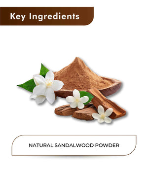 H&C Natural Sandalwood Powder 100gm - Glowing Skin & Anti - Aging - Health N Wellness Shop
