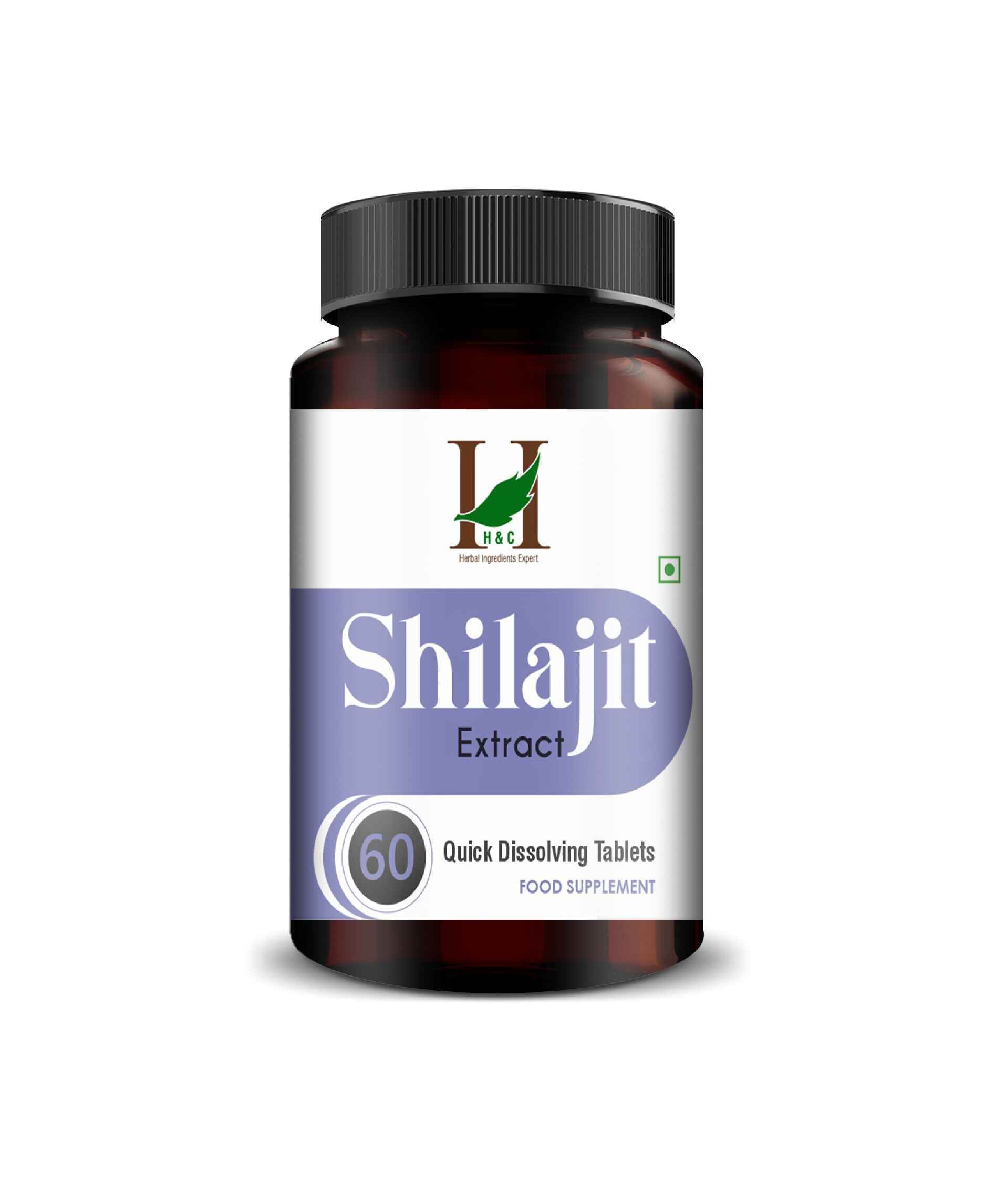 Pure Shilajit Extract Tablets - Natural Energy, Stamina & Vitality Booster | 60 Quick Dissolving Tablets - Health N Wellness Shop