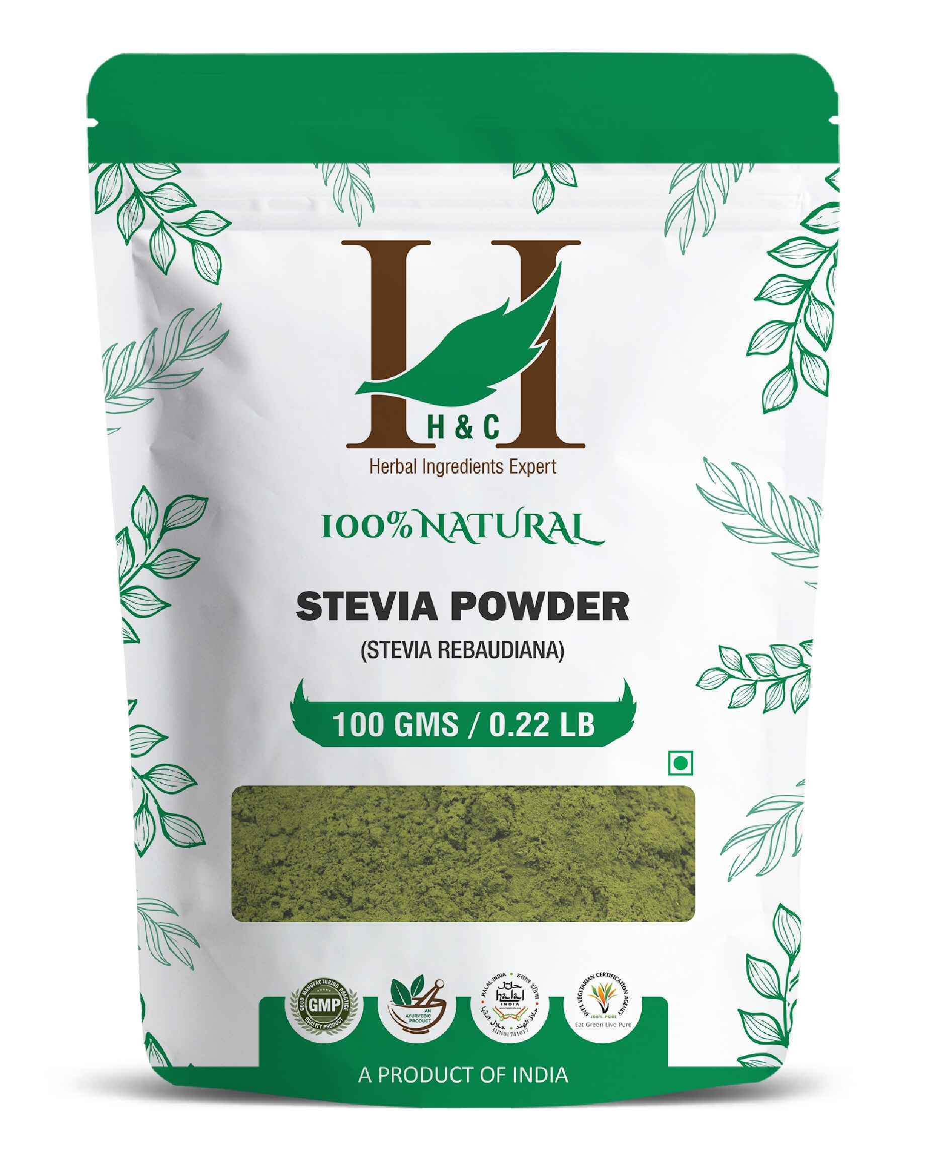 H&C Natural Stevia Powder 100gm - Sugar Substitute - Health N Wellness Shop