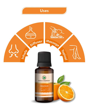 Korus Essential Orange Oil – Pure, Uplifting Citrus Aromatherapy - Health N Wellness Shop