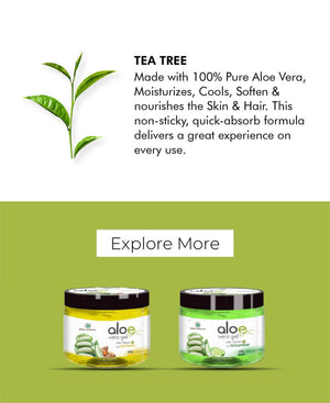 Korus Essential Aloe Vera Gel With Vitamin E and Tea Tree - 200gm - Health N Wellness Shop