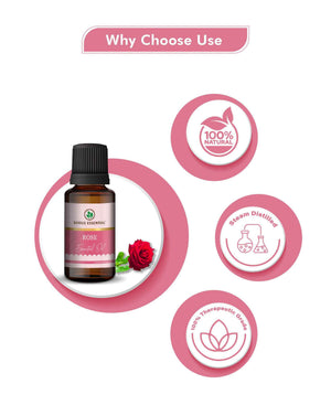 Korus Essential Rose Oil – Pure Steam Distilled Therapeutic Grade - Health N Wellness Shop