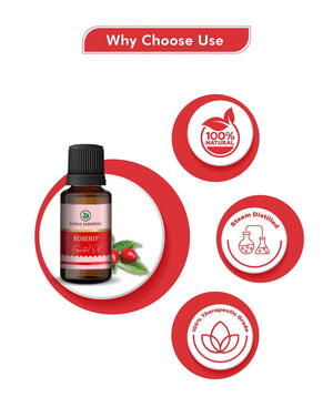 Korus Essential Rosehip Oil - Therapeutic Grade for Skin Hydration, Anti - Aging & Scar Treatment - Health N Wellness Shop