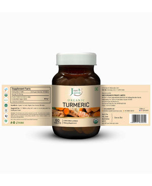 Just Jaivik Organic Turmeric Tablets ā Natural Anti - Inflammatory Supplement for Joint Health & Immunity - Health N Wellness Shop