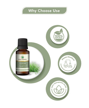 Korus Essential Vetiver Oil – Calming & Skin - Nourishing Oil - Health N Wellness Shop