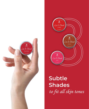 Watermelon Lip & Cheek Tint Balm 8gm - Natural 2 - in - 1 Blush - Health N Wellness Shop