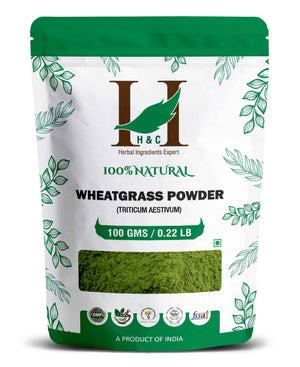 H&C Natural Wheatgrass Powder 100gm - Detox & Vitality - Health N Wellness Shop