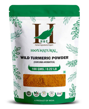 H&C Natural Wild Turmeric Powder 100gm - Radiant Skin & Acne Care - Health N Wellness Shop