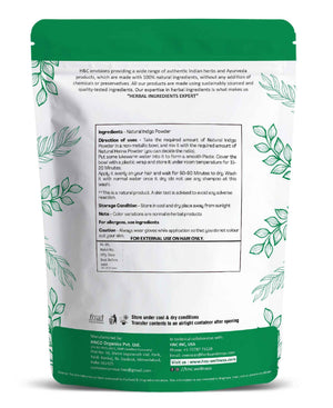 H&C Natural Indigo Powder 100gm - Natural Black Hair Color - Health N Wellness Shop