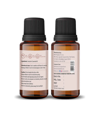 Korus Essential Camphor Oil – 100% Pure Therapeutic Grade for Hair Growth, Pain Relief, and Aromatherapy Uses - Health N Wellness Shop