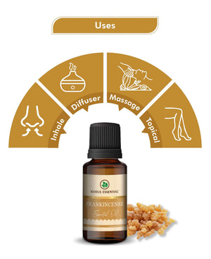 Korus Essential Pure Frankincense Essential Oil – Therapeutic Grade Boswellia Oil for Skin, Relaxation, and Immune Support - Health N Wellness Shop