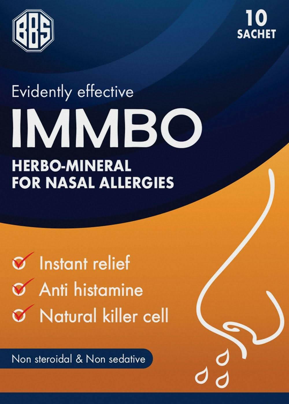 IMMBO - Instant Nasal Relief Formula for Histamine (Pack of 10 Sachets each) ( Pack of 3) - Health N Wellness Shop