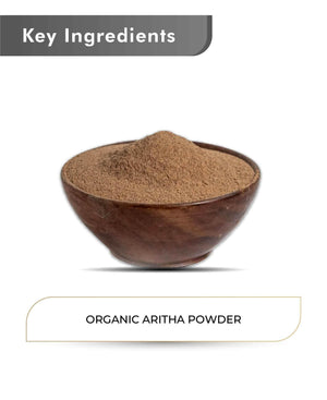 Just Jaivik Organic Aritha Powder 100gm - Natural Hair Cleanser - Health N Wellness Shop