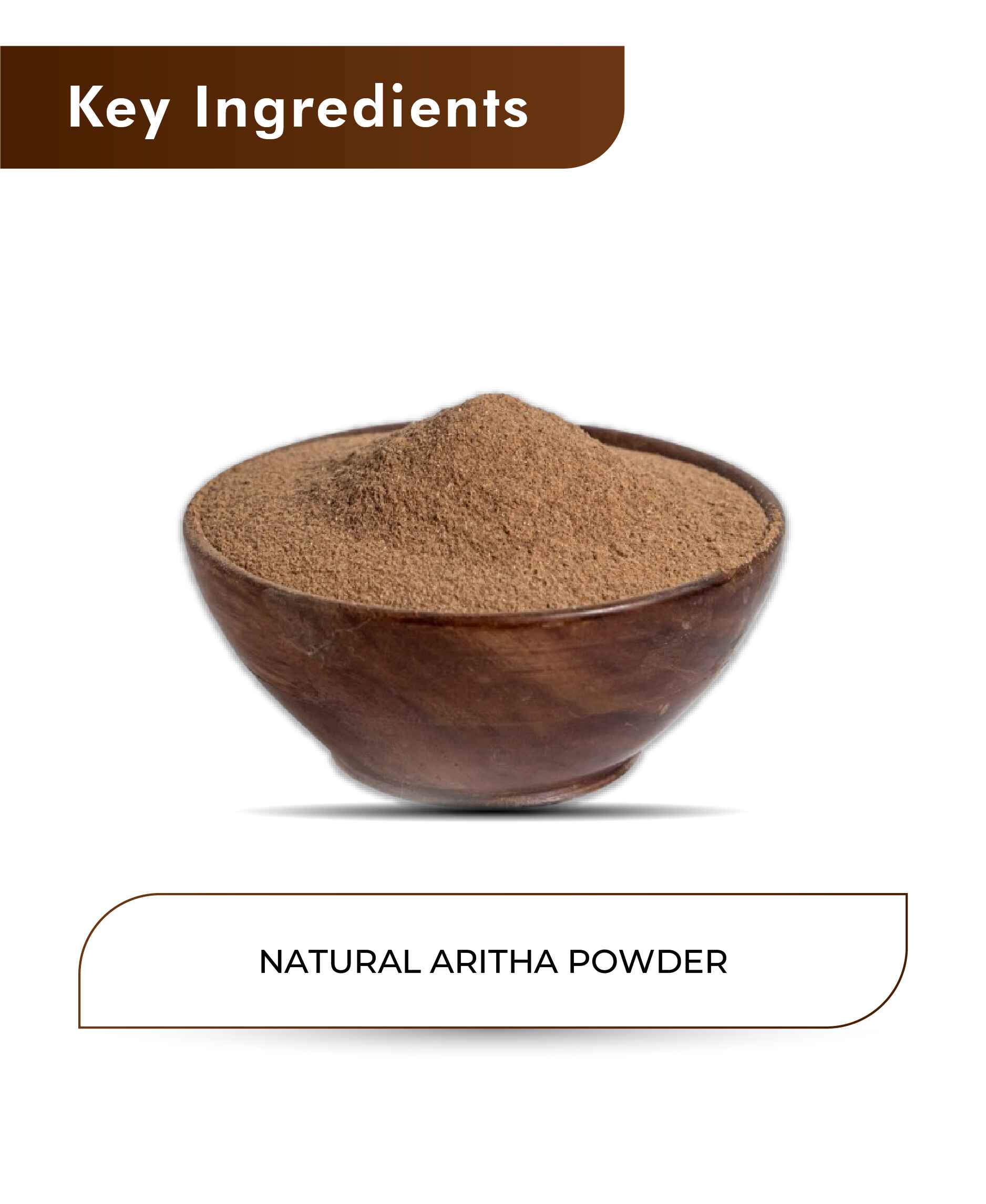 H&C Natural Aritha Powder 100gm - Natural Hair & Skin Cleanser - Health N Wellness Shop
