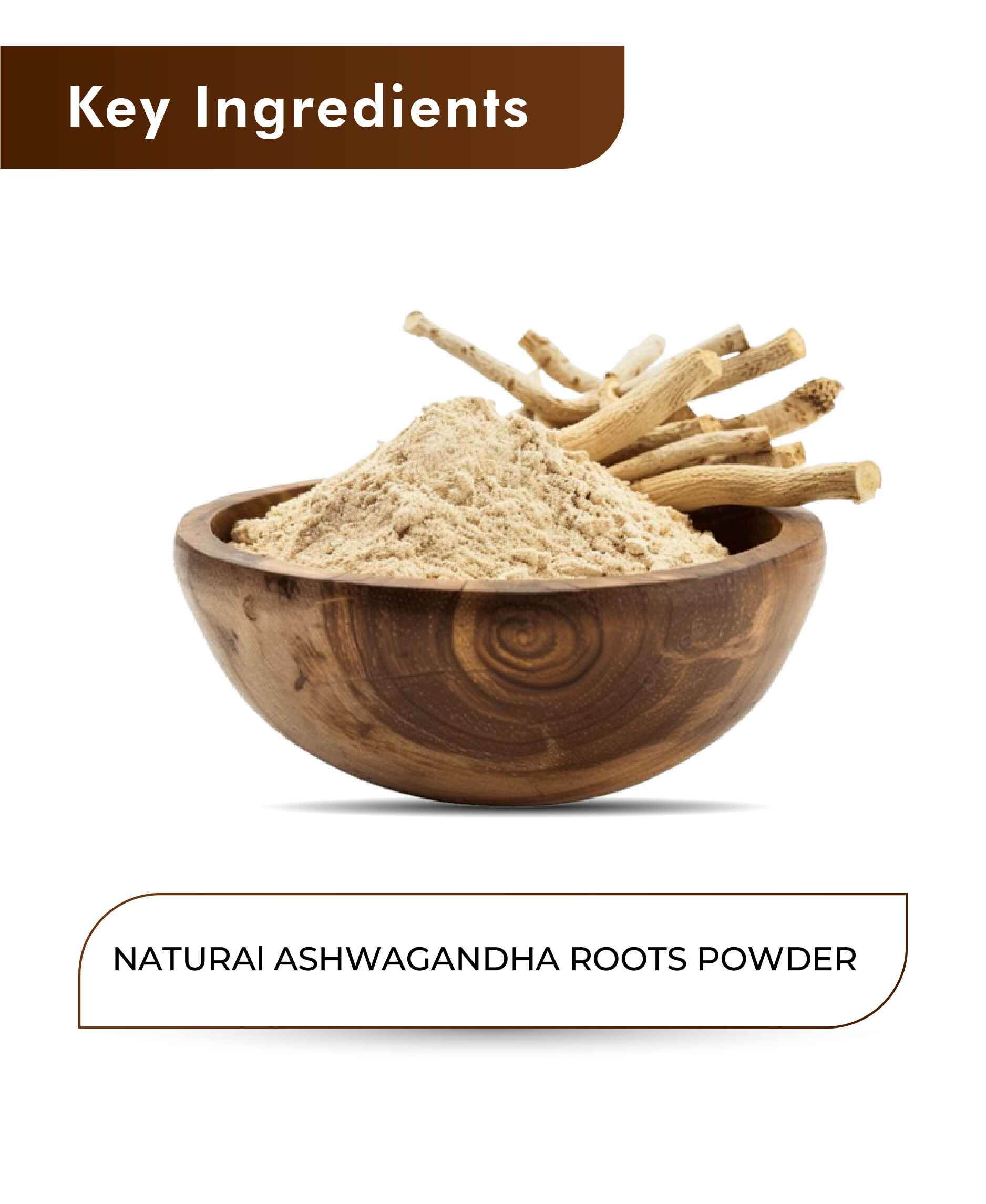 H&C Natural Ashwagandha Powder 100gm - Adaptogenic Stress Support - Health N Wellness Shop