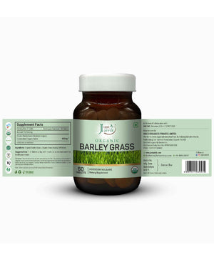 Just Jaivik Organic Barley Grass Tablets – Natural Superfood for Immunity, Detox, and Energy - Health N Wellness Shop