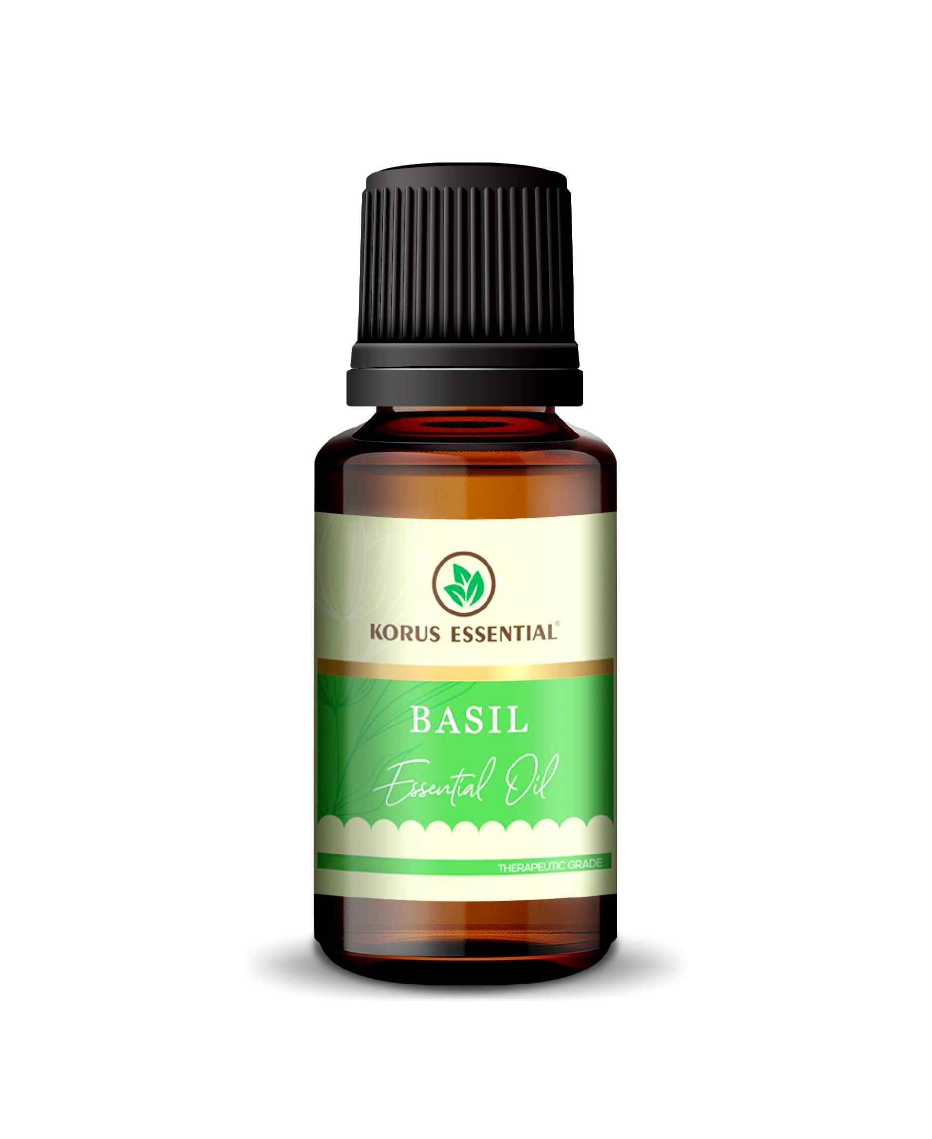 Korus Essential Basil Oil - 15ml - Health N Wellness Shop