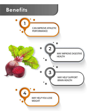 Just Jaivik Organic Beetroot Powder 100gm - Heart Health - Health N Wellness Shop