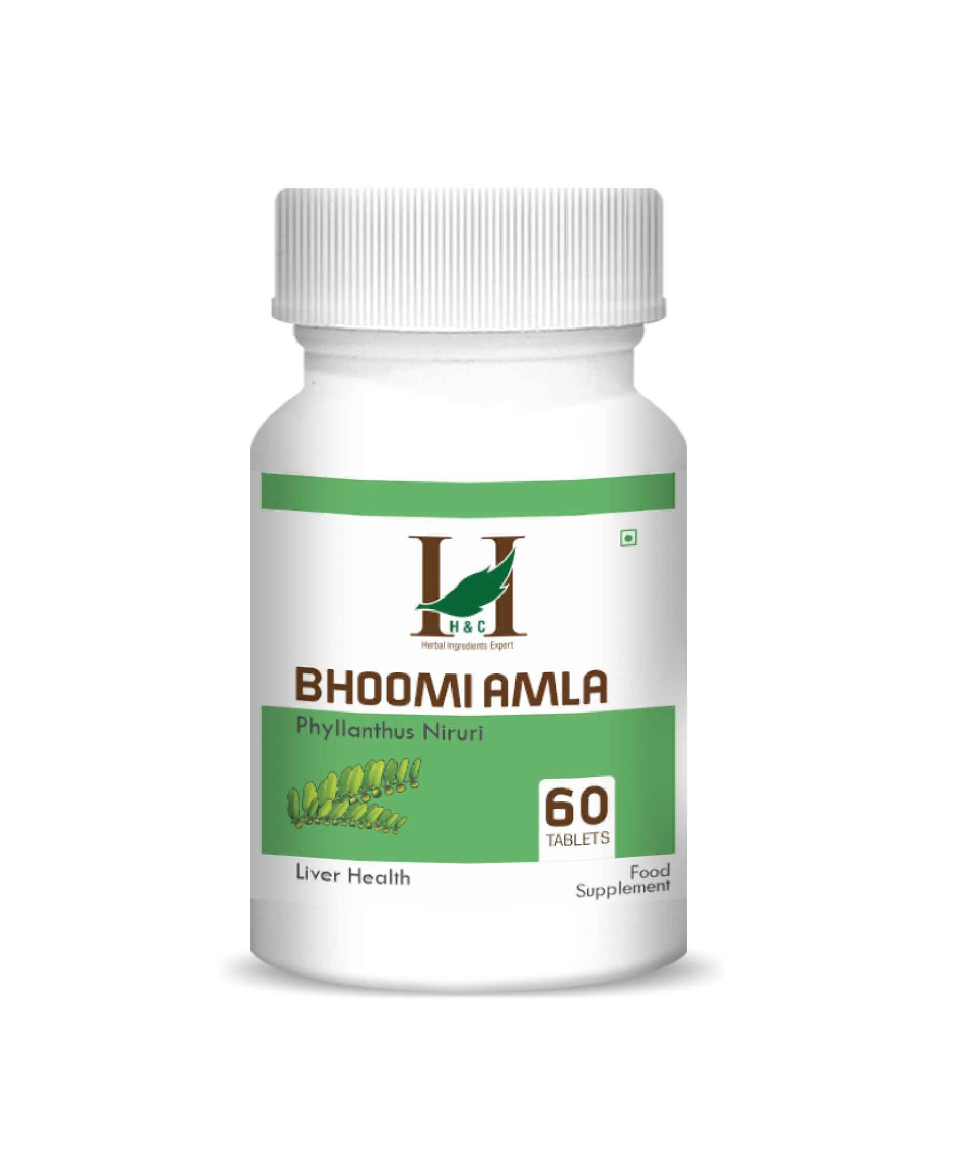 H&C Natural Bhoomi Amla Tablet 100gm - Immunity & Detox Support - Health N Wellness Shop