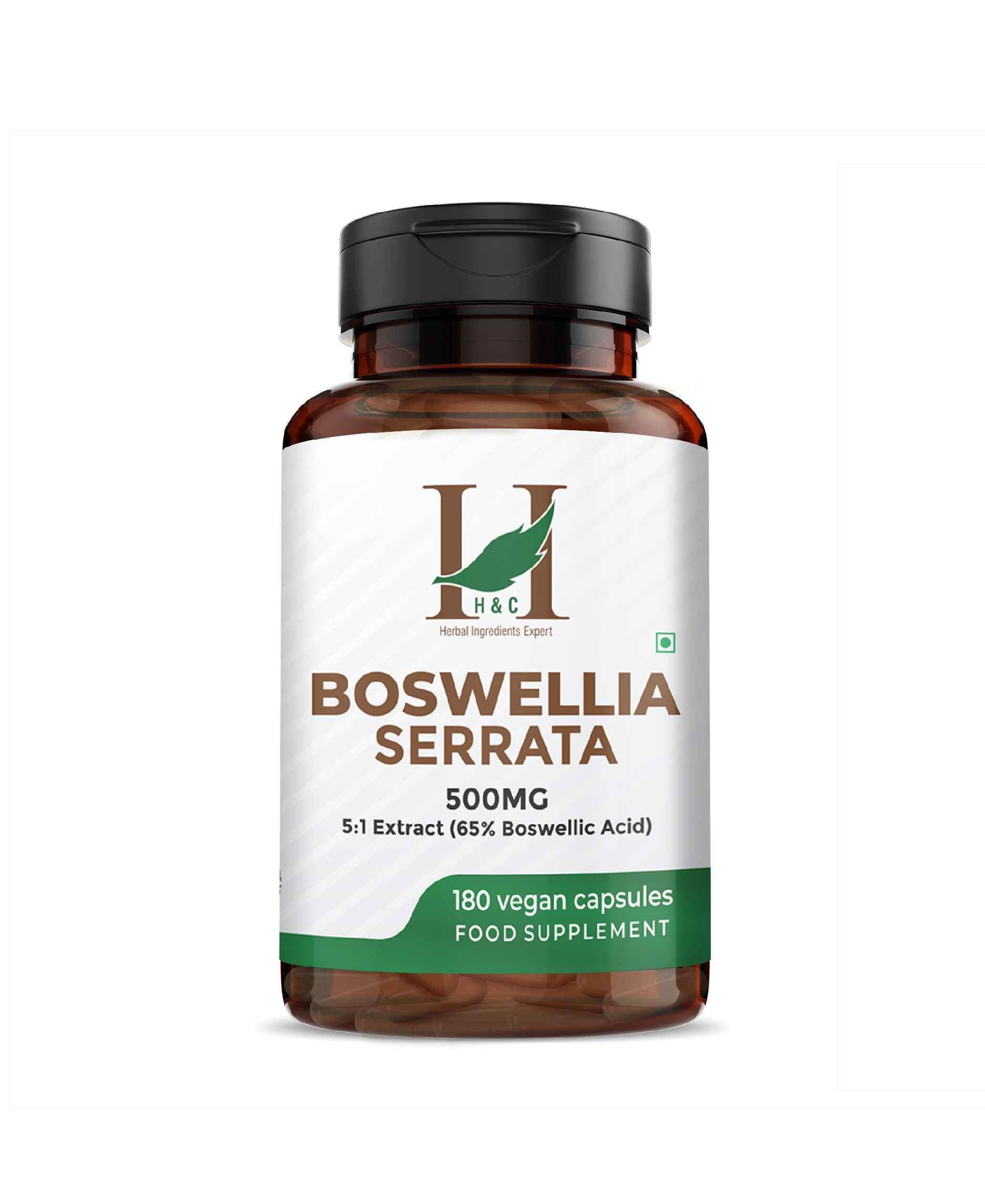 Boswellia Serrata Capsules 500mg - High Strength Joint Support with 65% Boswellic Acid | Natural Anti - Inflammatory Supplement - Health N Wellness Shop
