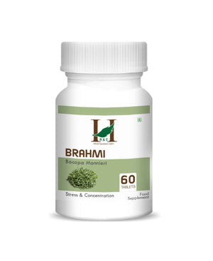 H&C Natural Brahmi Tablet 350mg - Memory & Focus Booster - Health N Wellness Shop