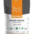 Just Jaivik Organic Brahmi Powder 100gm - Memory & Focus - Health N Wellness Shop