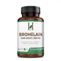 Bromelain Capsules 500mg (2400 GDU) - Natural Digestive Enzyme Supplement for Gut Health & Joint Support | 180 Veg Capsules - Health N Wellness Shop